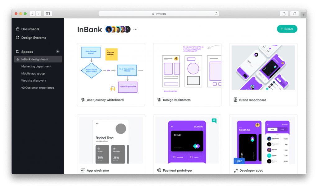 SaaS platform - Invision