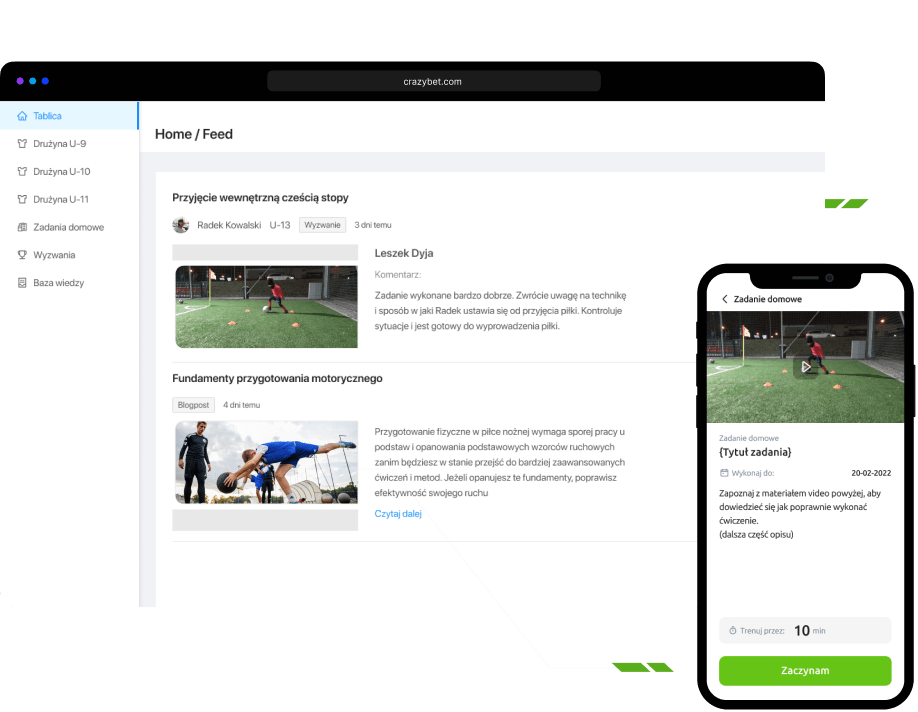 Football platform features 1