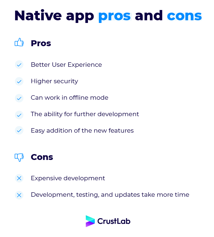 pros and cons of native apps